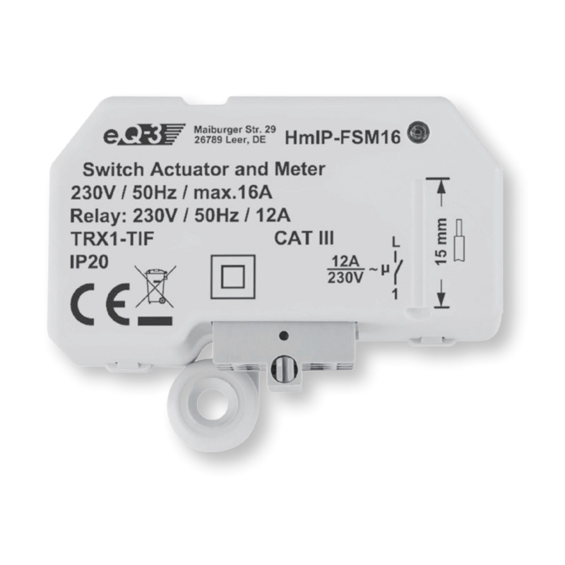 Homematic ip hmip-fsm16 attuatore di commutazione