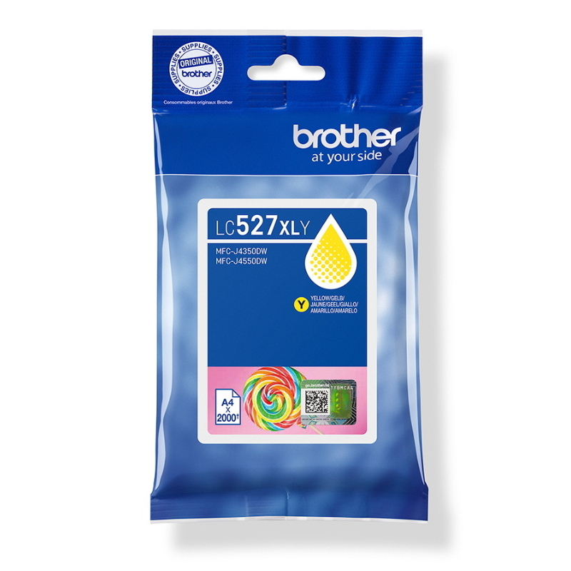 Brother lc527xly cartuccia d\`inchiostro 1 pz originale resa elevata (xl) giallo