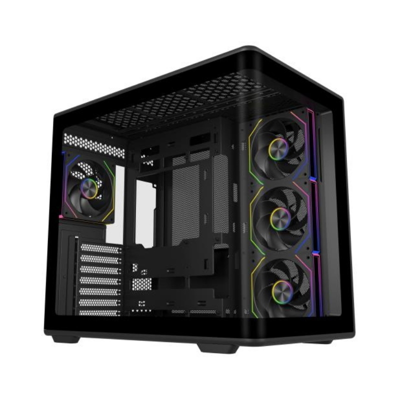 Cabinet atx midi tower cooler master e600-kgnn-s01 elite 600 black atx 1x3.5 2x2.5 2xusb3.1 vetro laterale-frontale noalim