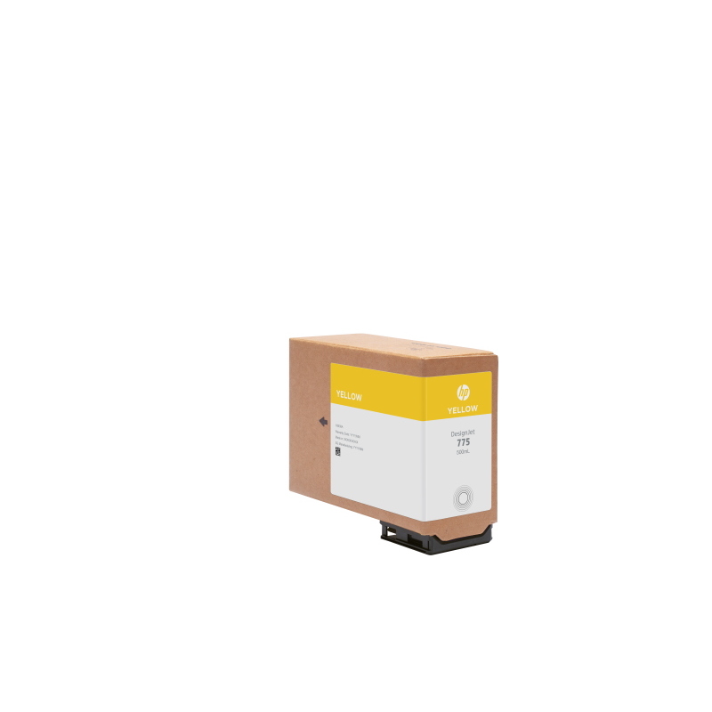 Hp cartuccia di inchiostro giallo 775 da 500 ml