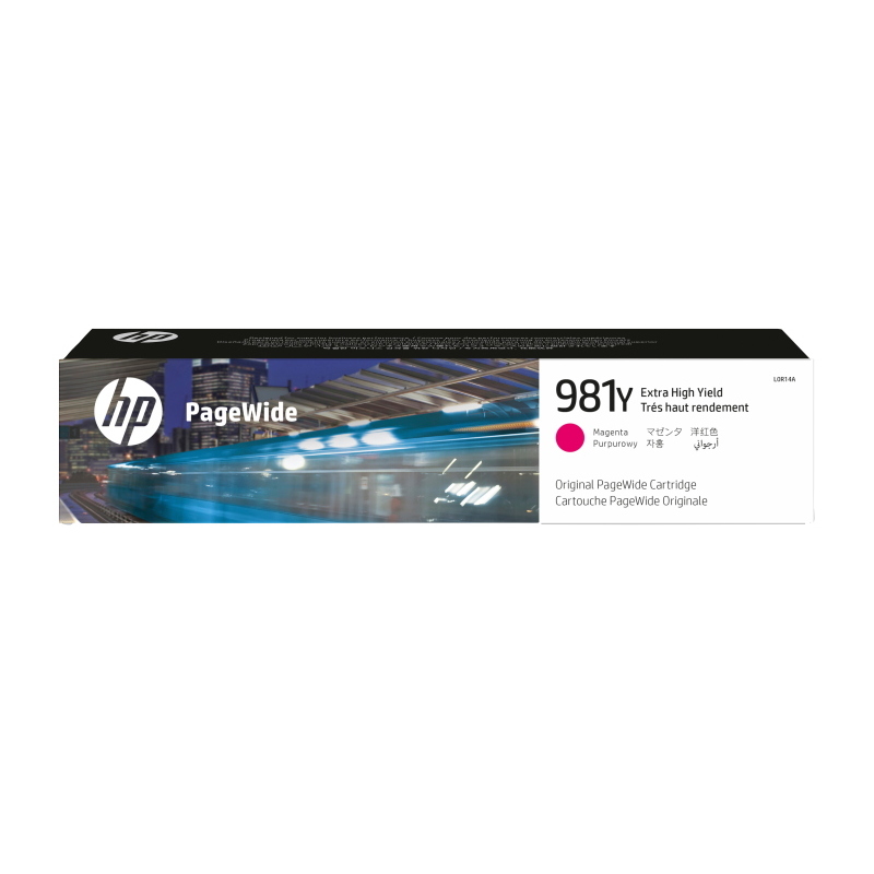 Hp cartuccia magenta originale ad altissima capacità pagewide 981y