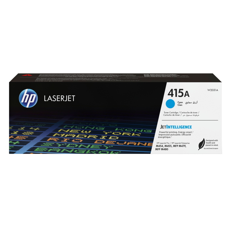 Hp cartuccia toner ciano originale laserjet 415a