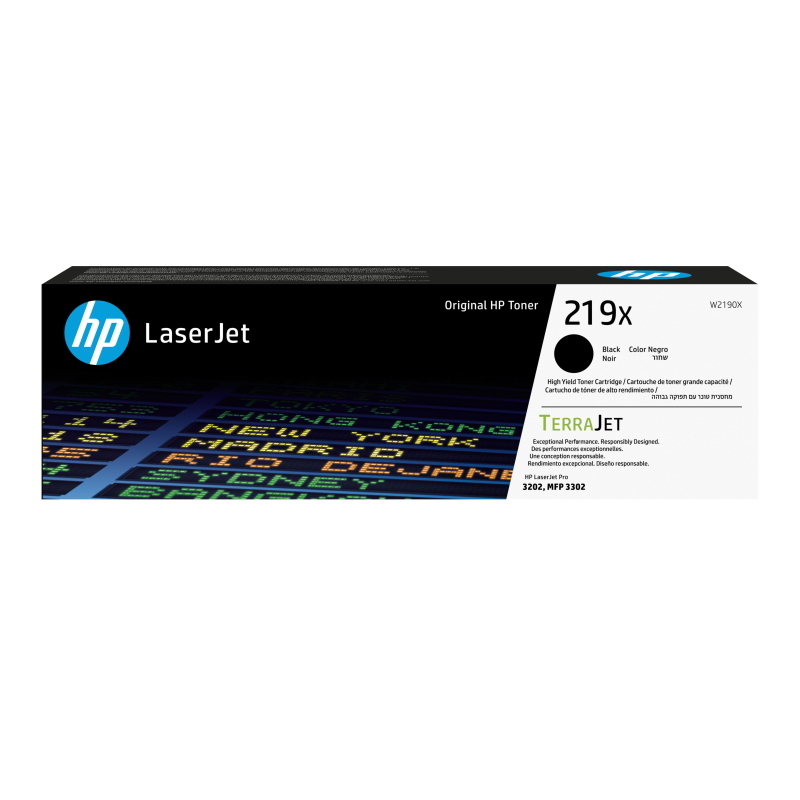 Hp cartuccia toner originale ad alta capacità laserjet 219x nero