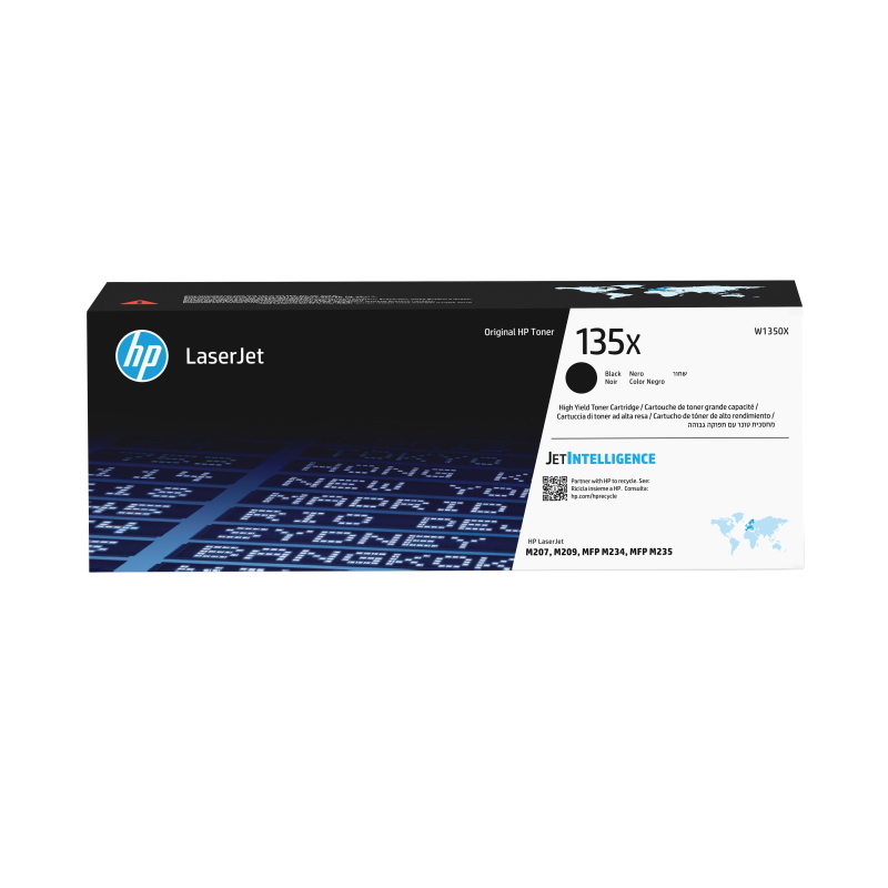 Hp laserjet cartuccia toner nero originale 135x ad alta capacità