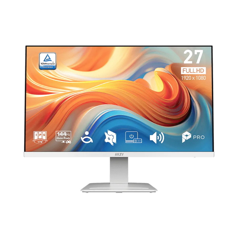 MSI Pro MP273W E14A Monitor PC 27" Full HD IPS 144 Hz (Bianco)