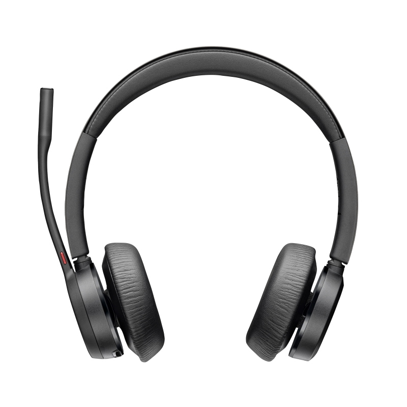 Poly cuffie voyager 4320-m certificate per microsoft teams + dongle bt700 + supporto per ricarica