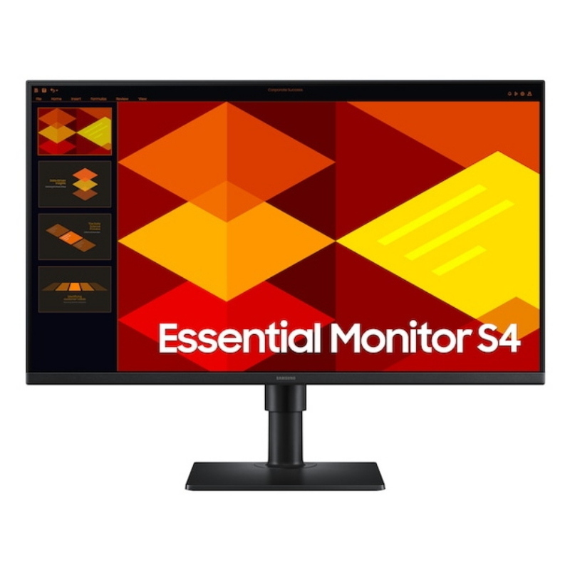 Samsung monitor business 27 pollici LS27D408GEUXEN Full HD 1920x1080 IPS 100Hz altoparlanti integrati regolazione altezza pivot VESA