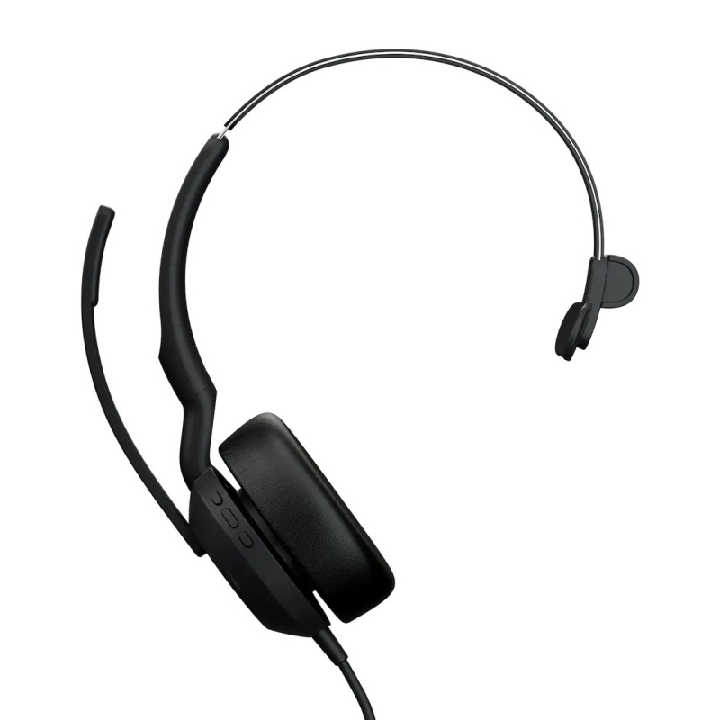 Jabra evolve2 50 auricolare cablato a padiglione ufficio usb type-c / usb type-a bluetooth nero - Immagine 5