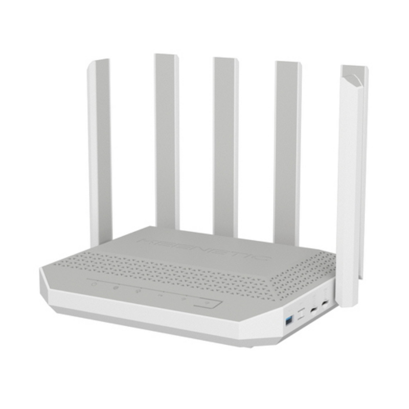 Keenetic KN-4110 Router Wi-Fi 6 4 Porte (Grigio)