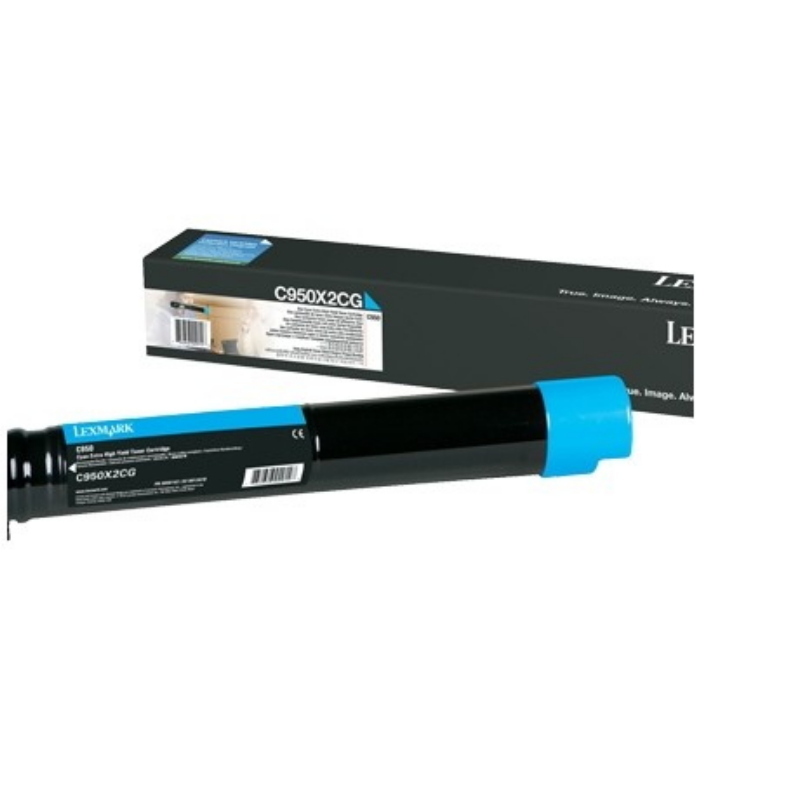 Toner altissima resa C950 Lexmark ciano C950X2CG - Immagine 5