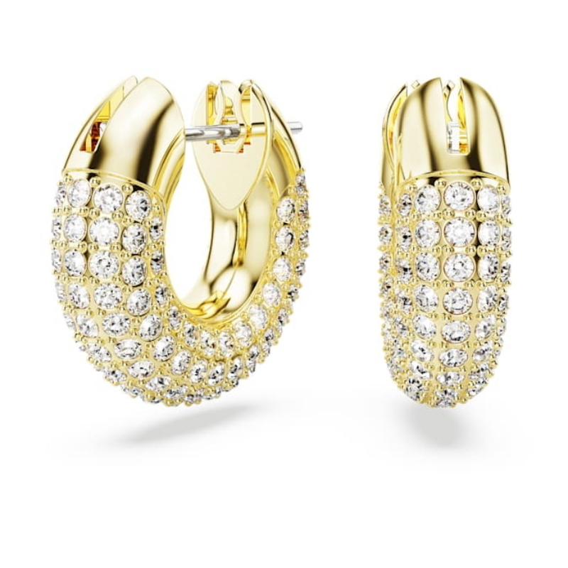 Swarovski 5636530 swarovski fashion piece - dextera orecchino a buco hoop cry/gos nuovo in scatola originale