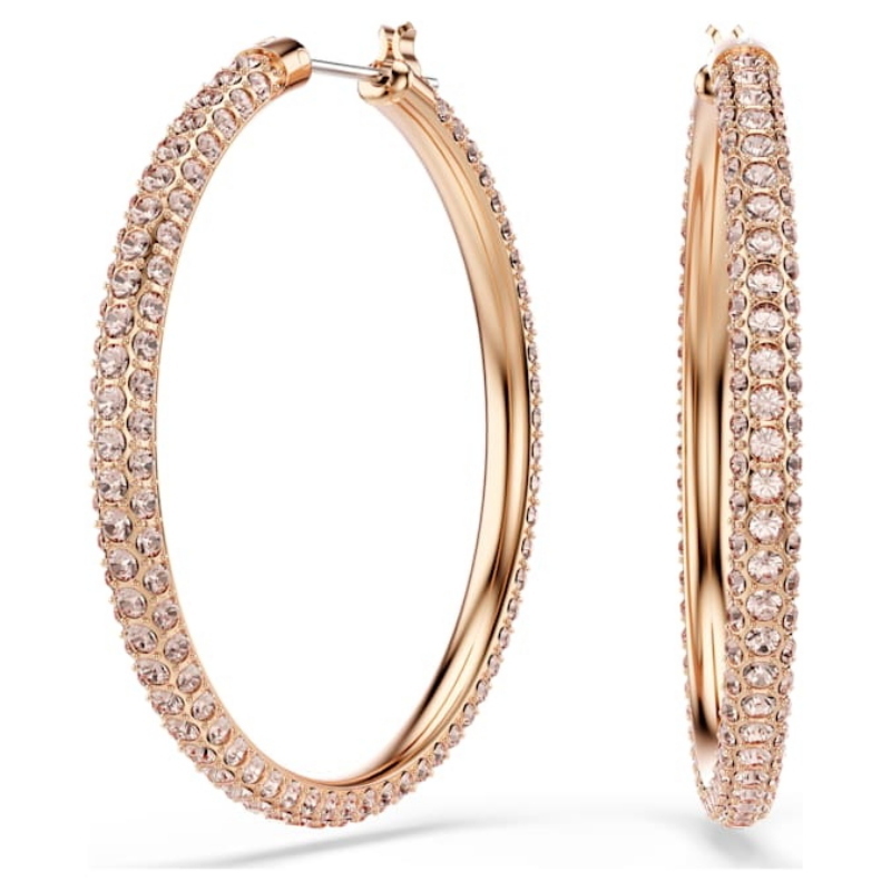 Swarovski 5383938 swarovski fashion piece - dextera orecchino a buco hoop hoop silk/ nuovo in scatola originale