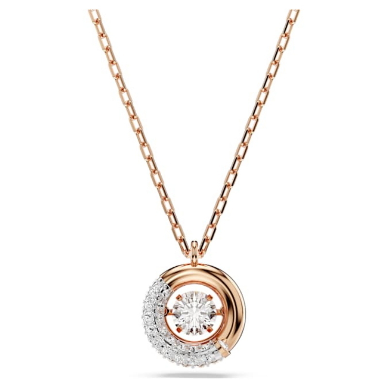 Swarovski 5692257 collana / set swarovski - pend cry/ros nuovo in scatola originale