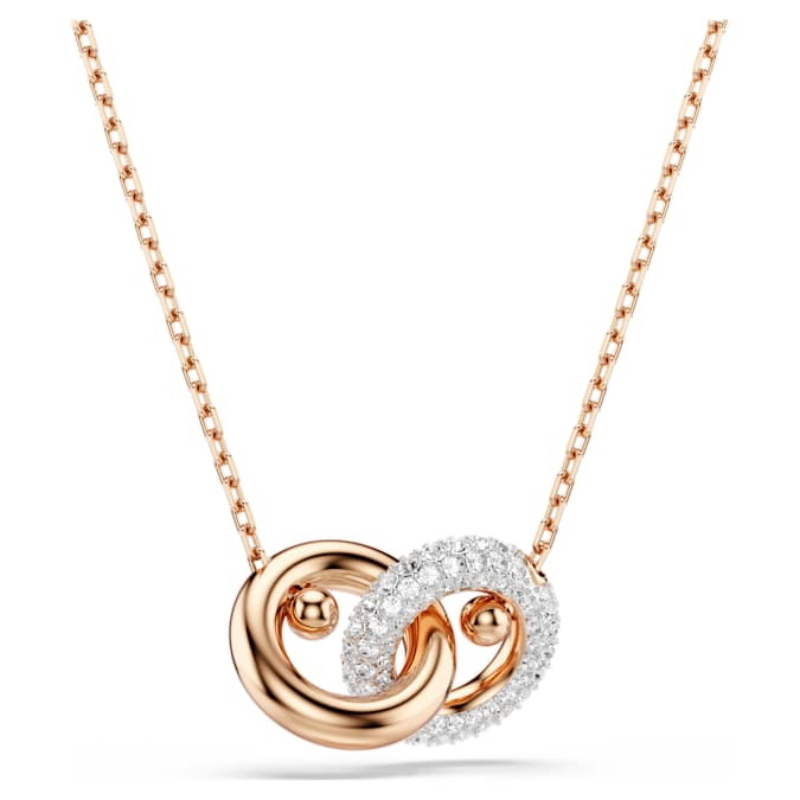 Swarovski 5738200 collana / set swarovski - pend s cre/ros nuovo in scatola originale