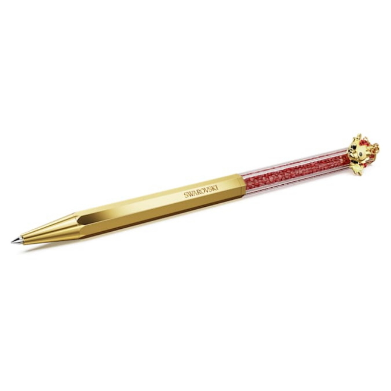 Swarovski 5677125 swarovski fashion piece - dragon & phoenix cute dragon red/gos nuovo in scatola originale