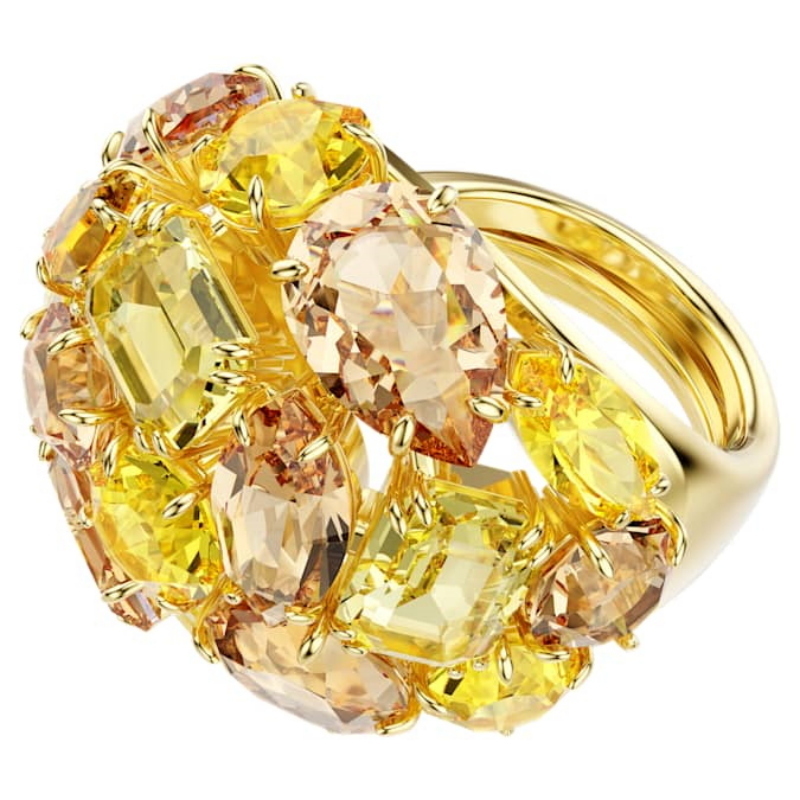 Swarovski 5730075 anello swarovski - anello yel/gos 50-55 nuovo in scatola originale