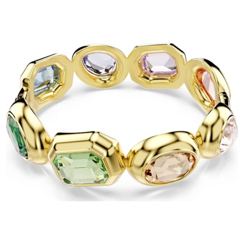 Swarovski 5737441 bracciale swarovski rigido / soft - bracciale rigido cuff mul/gos m nuovo in scatola originale