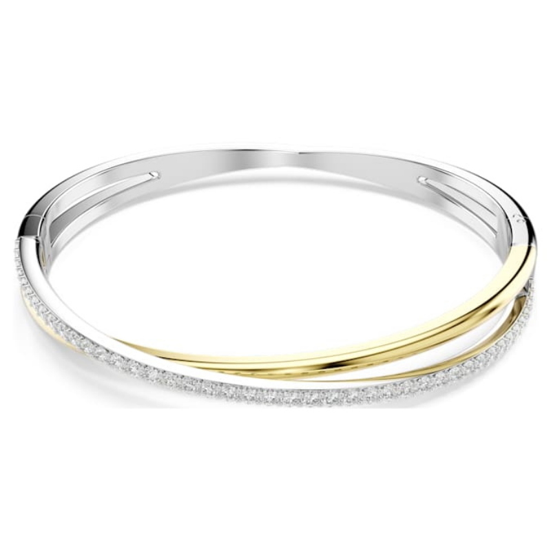 Swarovski 5689721 bracciale swarovski rigido / soft - bracciale rigido white/mix s nuovo in scatola originale