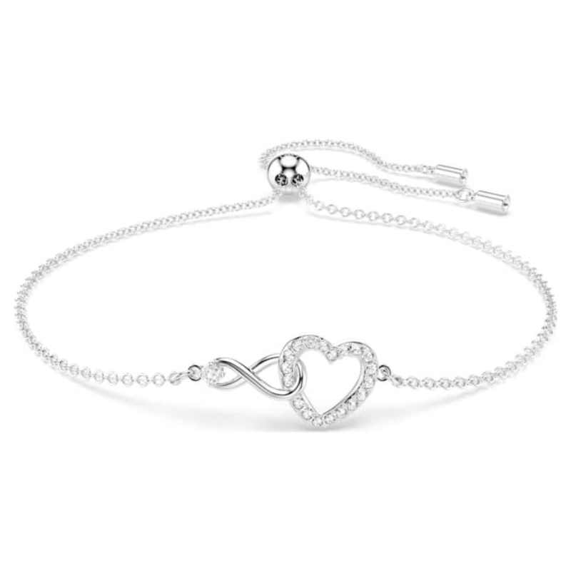 Swarovski 5524421 bracciale swarovski rigido / soft - bracciale simple cry/rhs m nuovo in scatola originale