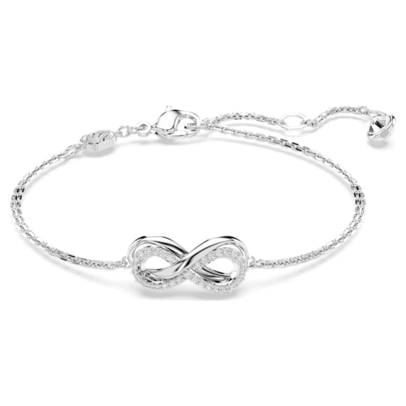 Swarovski 5679664 bracciale swarovski rigido / soft - bracciale xs white/rhs m nuovo in scatola originale