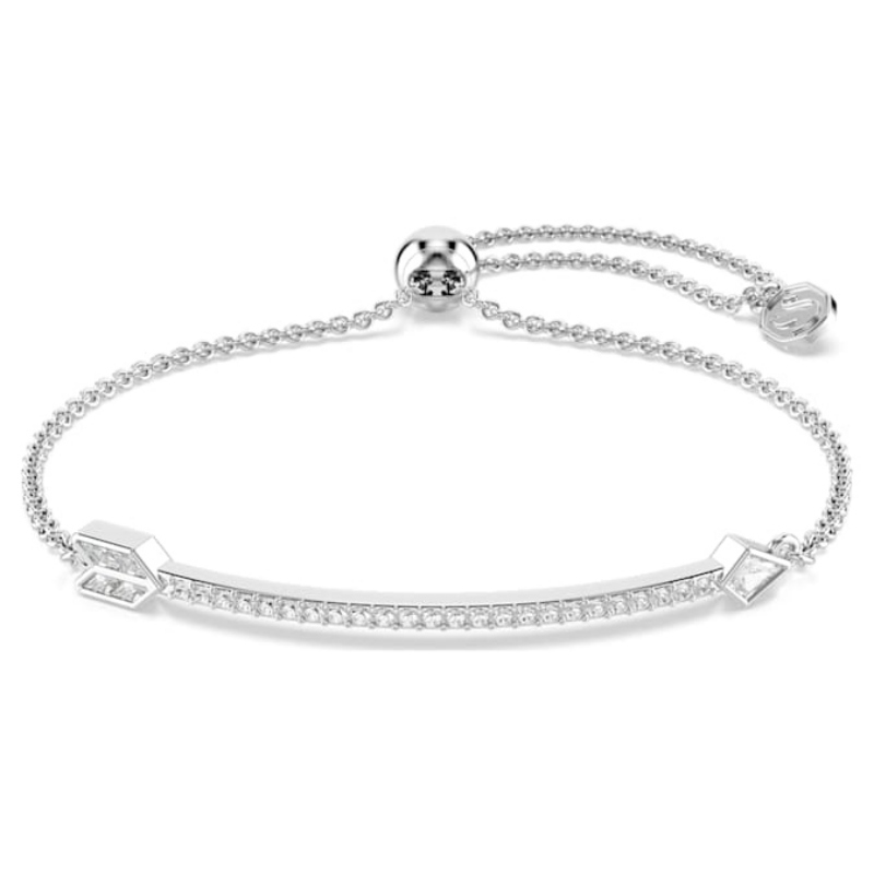 Swarovski 5741523 bracciale swarovski rigido / soft - bracciale arrow whi/rhs nuovo in scatola originale
