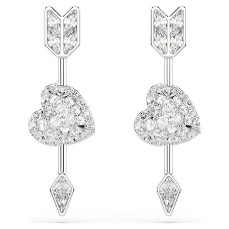 Swarovski 5749602 swarovski fashion piece - idyllia orecchino a buco cry/rhs nuovo in scatola originale