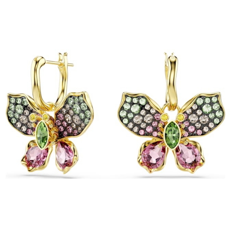 Swarovski 5709953 swarovski fashion piece - idyllia orecchino a buco mul/mix nuovo in scatola originale