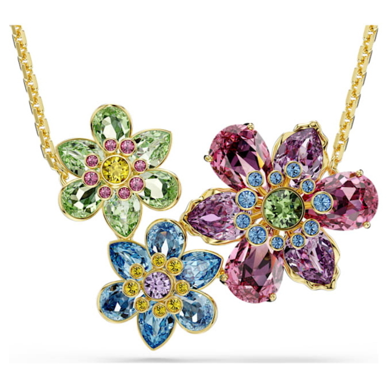 Swarovski 5721668 collana / set swarovski - pend three mul/gos nuovo in scatola originale