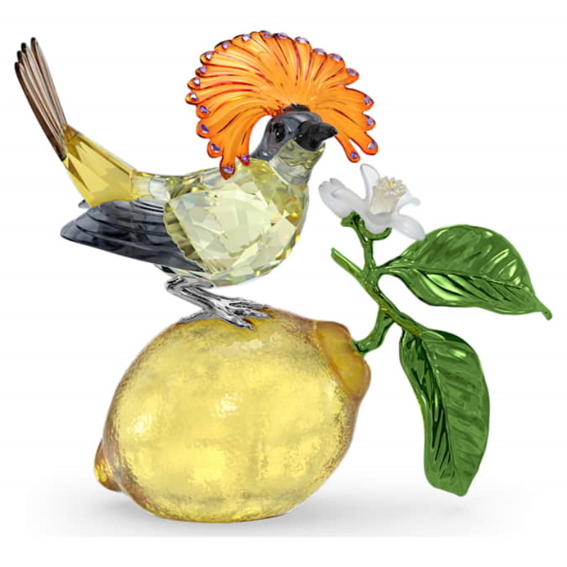 Swarovski 5651811 swarovski fashion piece - idyllia royal flycatcher nuovo in scatola originale