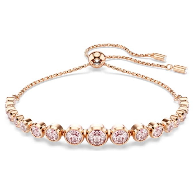 Swarovski 5718204 bracciale swarovski rigido / soft - bracciale pin/ros m nuovo in scatola originale