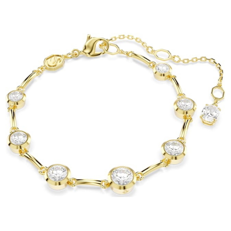 Swarovski 5705465 bracciale swarovski rigido / soft - bracciale space out white/gos m nuovo in scatola originale