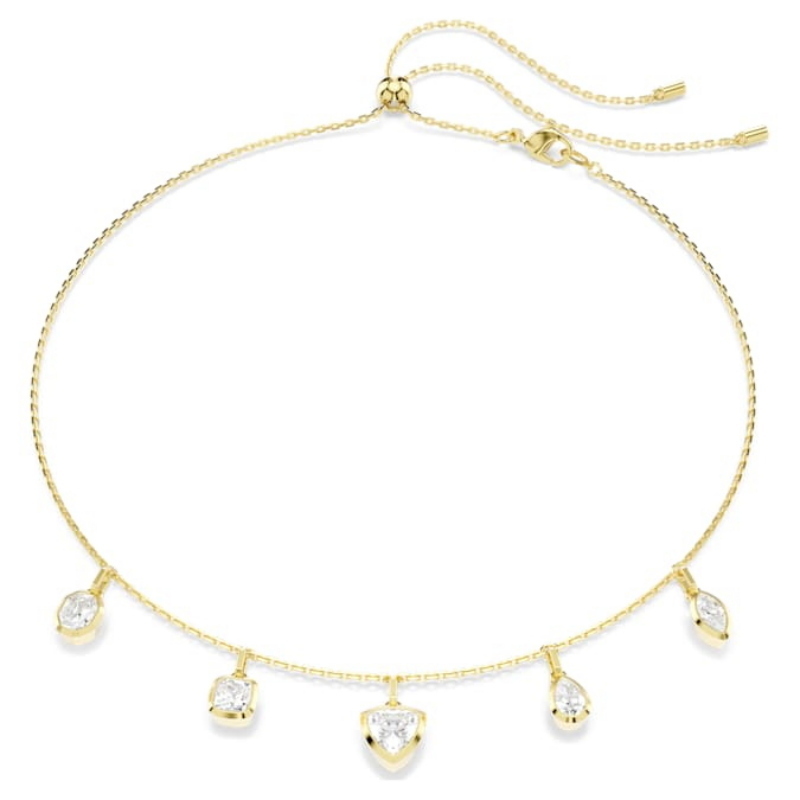 Swarovski 5705463 collana / set swarovski - collana dangling white/gos nuovo in scatola originale