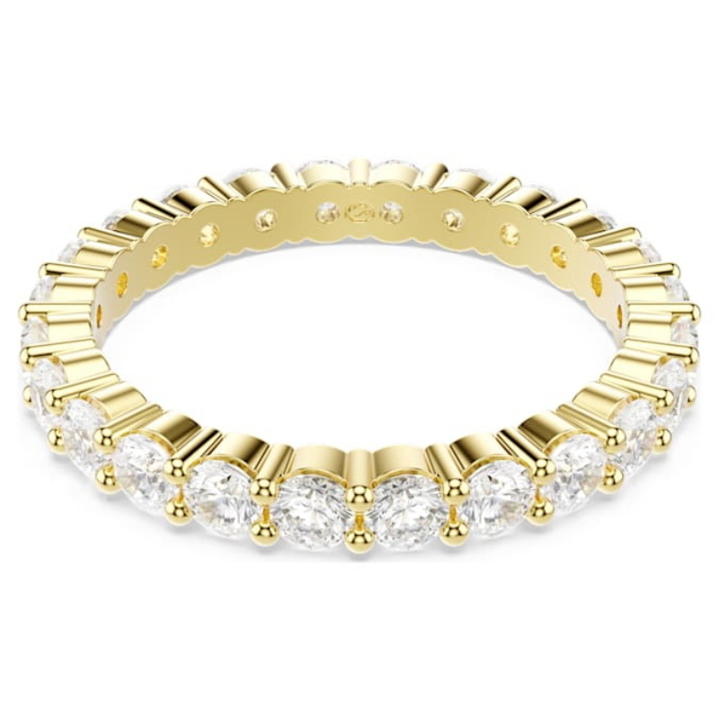 Swarovski 5750616 anello swarovski - anello gold shiny white/gos 52 nuovo in scatola originale