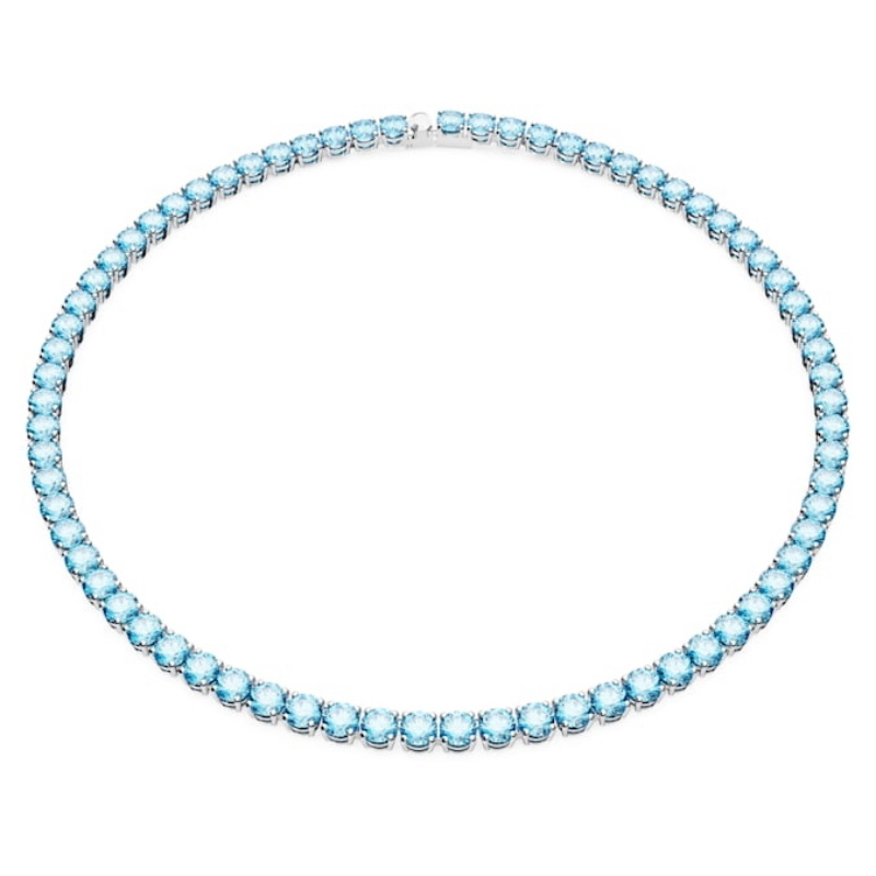 Swarovski 5661187 collana / set swarovski - collana m aquam/rhs m nuovo in scatola originale