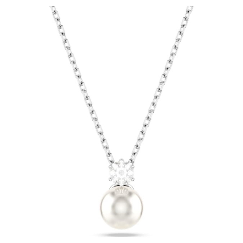 Swarovski 5693897 collana / set swarovski - pend pendente white/rhs nuovo in scatola originale
