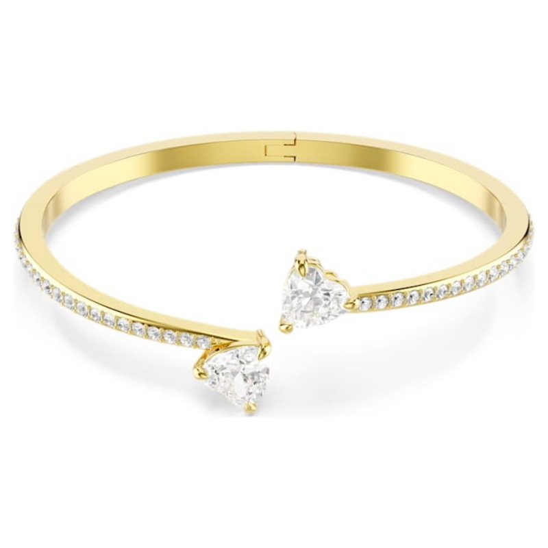 Swarovski 5733511 bracciale swarovski rigido / soft - bracciale rigido white/gos s nuovo in scatola originale
