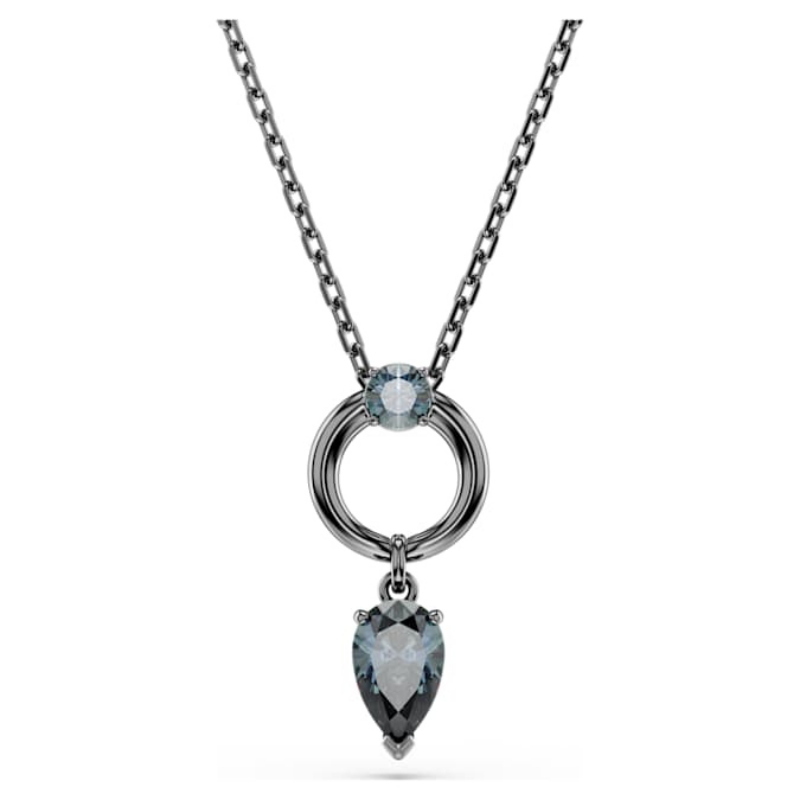Swarovski 5732491 collana / set swarovski - pend gry/rus nuovo in scatola originale