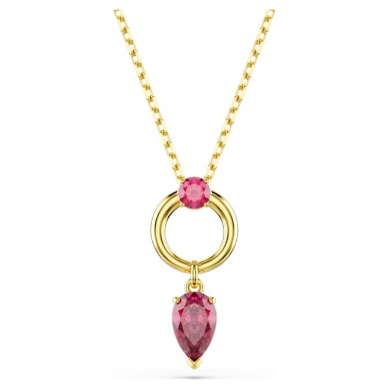 Swarovski 5732487 collana / set swarovski - pend red/gos nuovo in scatola originale