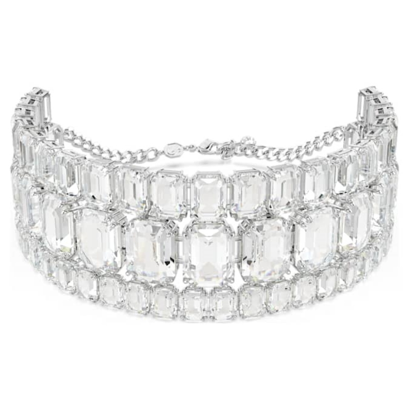 Swarovski 5696290 swarovski fashion piece - millenia girogola 3 whi/rhs nuovo in scatola originale