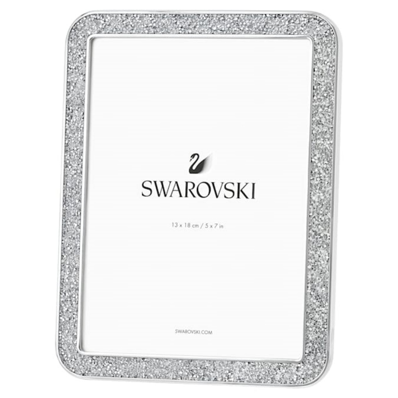 Swarovski 5351296 swarovski fashion piece - minera picture frame silver tone nuovo in scatola originale