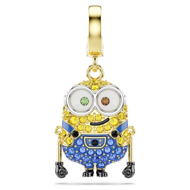 Swarovski 5753016 swarovski fashion piece - minions charm piccolo bob yel/gos nuovo in scatola originale