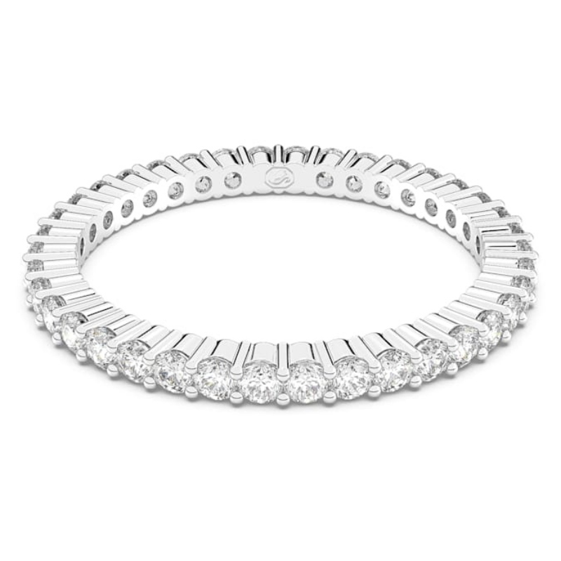 Swarovski 5656300 anello swarovski - anello cocr cry/rhs 52 nuovo in scatola originale
