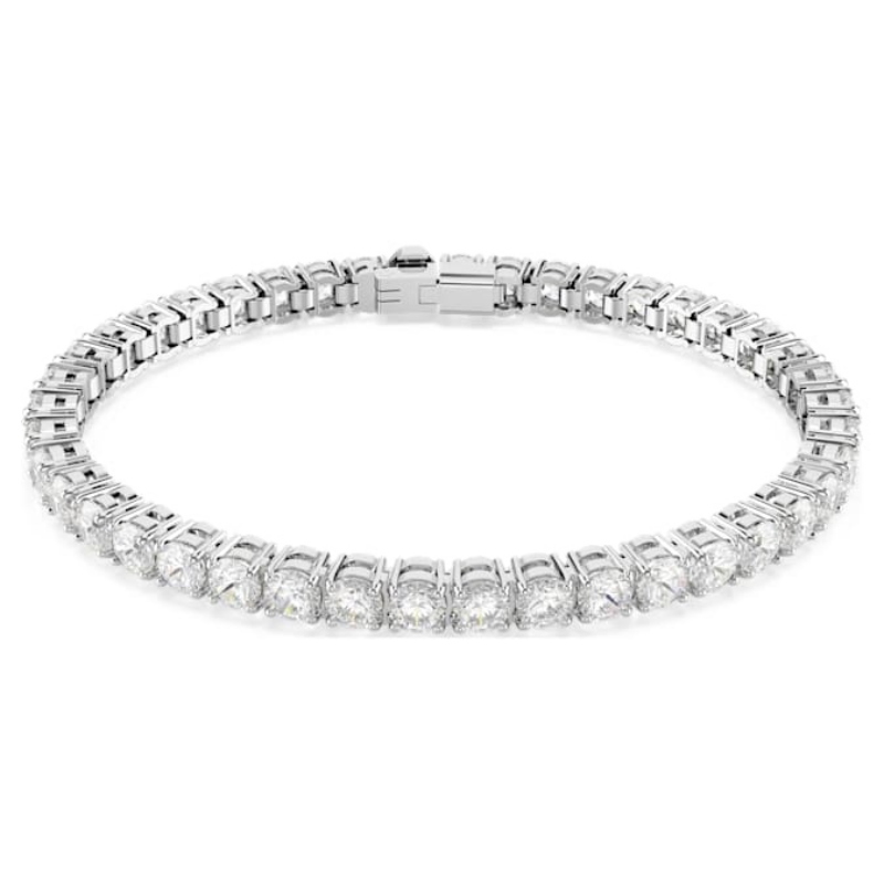 Swarovski 5648936 bracciale swarovski rigido / soft - bracciale s whi/rhs s nuovo in scatola originale