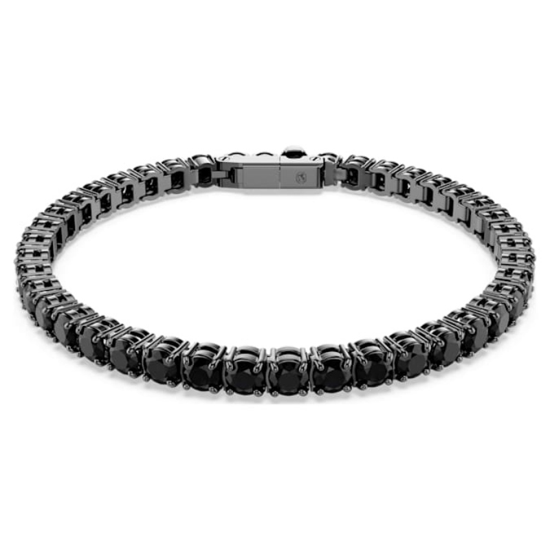Swarovski 5696030 swarovski fashion piece - re matrix tb black/rus l nuovo in scatola originale