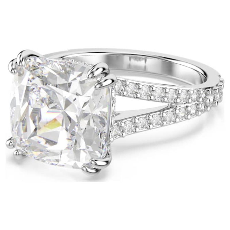 Swarovski 5709901 anello swarovski - anello sq white/rhs 52 nuovo in scatola originale