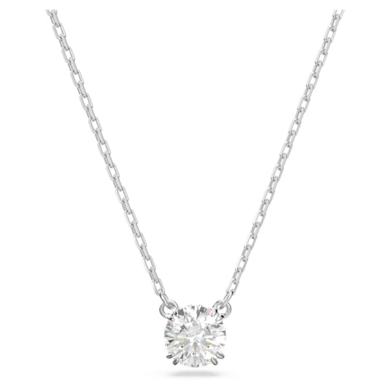 Swarovski 5636706 collana / set swarovski - pend white/rhs nuovo in scatola originale