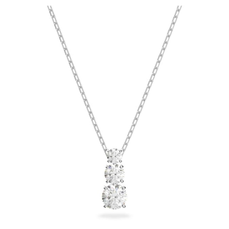 Swarovski 5414970 collana / set swarovski - pendente rnd czwh/rhs nuovo in scatola originale