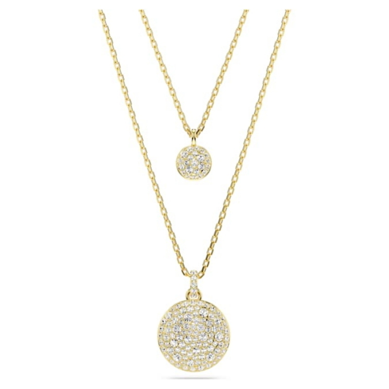 Swarovski 5683442 collana / set swarovski - pend s layer cry/gos nuovo in scatola originale