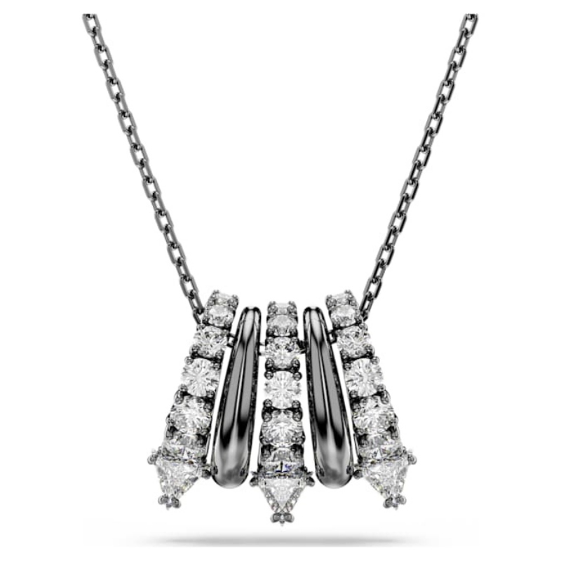 Swarovski 5735225 collana / set swarovski - pend whi/rus nuovo in scatola originale