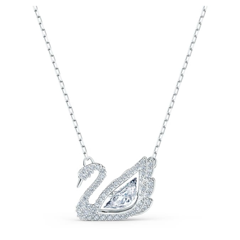 Swarovski 5514421 collana / set swarovski - collana czwh/rhs nuovo in scatola originale